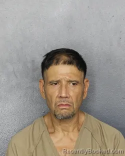 Mugshot of Carlos Campos booked in Broward County, Florida on September 27, 2026