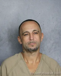 Mugshot of Richard Pacheco booked in Broward County, Florida on October 2, 2026