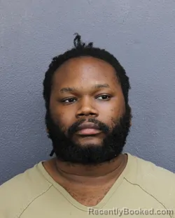 Mugshot of Menelek Emmanuel Clarke booked in Broward County, Florida on October 2, 2026