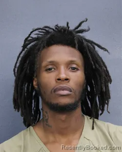 Mugshot of Jasean Drie Zee Green booked in Broward County, Florida on October 2, 2026