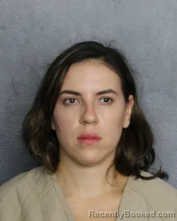 Mugshot of Camila Berrio booked in Broward County, Florida on October 3, 2026