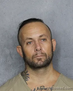Mugshot of David Lee Calobrace booked in Broward County, Florida on October 3, 2026