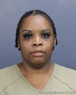 Mugshot of Kyera Nyeesha Denise Hicks booked in Broward County, Florida on October 3, 2026