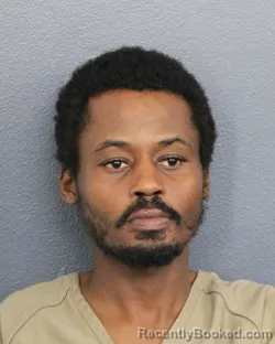 Mugshot of Eliezer Valcourt booked in Broward County, Florida on October 6, 2026