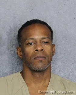Mugshot of Wayne Andre Newland booked in Broward County, Florida on October 6, 2026