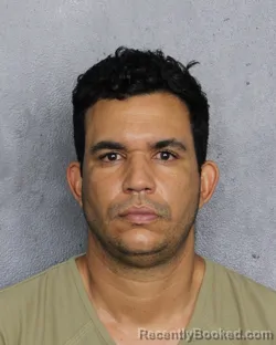 Mugshot of Yoiler Suarez Corrales booked in Broward County, Florida on October 7, 2026