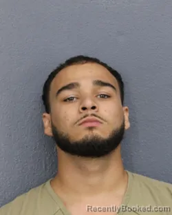 Mugshot of Brandon Isaiah Garcia booked in Broward County, Florida on October 8, 2026