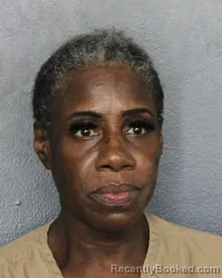Mugshot of Pamela Sandra Dudley booked in Broward County, Florida on October 10, 2026