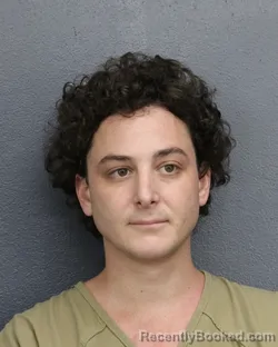 Mugshot of Adam Matthew Higer booked in Broward County, Florida on October 11, 2026