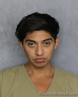 Mugshot of Jorge Antonio Valdivia booked in Broward County, Florida on October 11, 2026