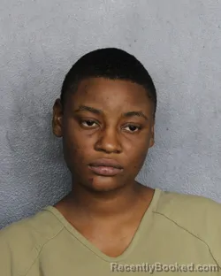 Mugshot of Samya Heaven Harris booked in Broward County, Florida on October 12, 2026