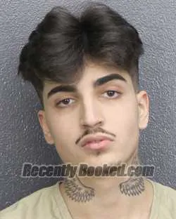 Booking photo from Broward County, Florida