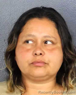 Mugshot of DIANA CLARIZA MUNAR booked in Broward County, Florida on April 28, 2026
