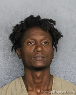 Mugshot of Reginald I Gefferie booked in Broward County, Florida on July 12, 2026