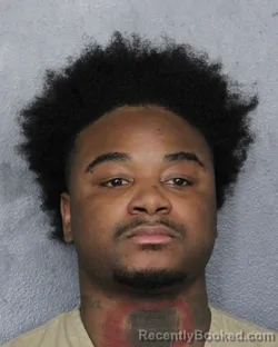Mugshot of Andre Rashaud Foye booked in Broward County, Florida on July 30, 2026
