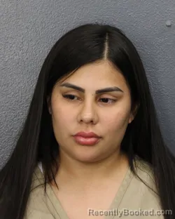 Mugshot of Alexandra Chavez booked in Broward County, Florida on August 23, 2026