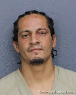 Mugshot of Javier Alexis Cortes booked in Broward County, Florida on October 7, 2026