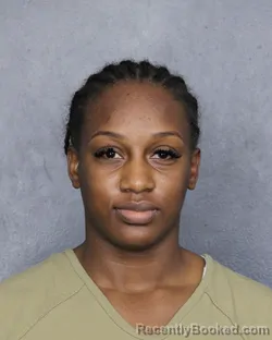 Mugshot of Taira Jamariah Pope booked in Broward County, Florida on October 11, 2026