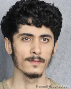 Mugshot of STEVEN YACOV TIRADO booked in Broward County, Florida on March 12, 2026