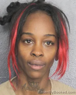 Mugshot of KENNISHA LEE SPEARMAN booked in Broward County, Florida on May 15, 2026