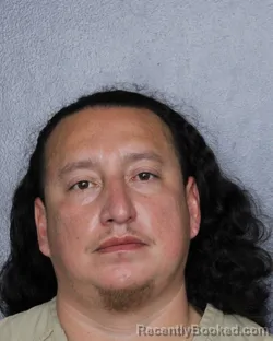 Mugshot of EDGAR CONTRERAS booked in Broward County, Florida on June 12, 2026