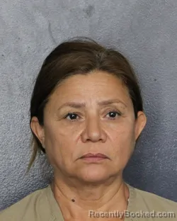 Mugshot of LILIANA YEPES booked in Broward County, Florida on June 12, 2026