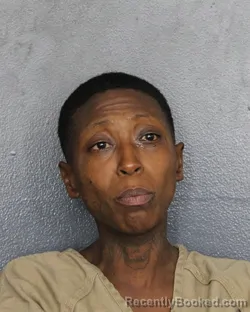 Mugshot of Lynnesha Leona Brown booked in Broward County, Florida on July 30, 2026