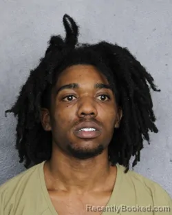 Mugshot of Jordan Jaylen Robinson booked in Broward County, Florida on August 20, 2026