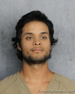 Mugshot of Oscar Alejandro Matute Pena booked in Broward County, Florida on September 27, 2026