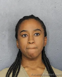 Mugshot of Kourtni Alaiya Synclair booked in Broward County, Florida on September 30, 2026