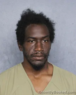Mugshot of Deandre Deshawn Johnson booked in Broward County, Florida on October 7, 2026