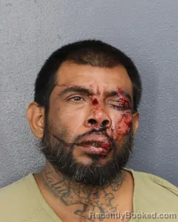 Mugshot of Oscar A Quinteros booked in Broward County, Florida on October 9, 2026