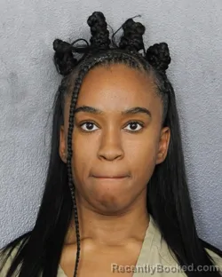 Mugshot of Kourtni Alaiya Synclair booked in Broward County, Florida on October 11, 2026