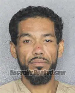 Booking photo from Broward County, Florida