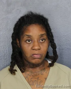 Mugshot of Tiesha Salmon Nunnallay booked in Broward County, Florida on August 21, 2026
