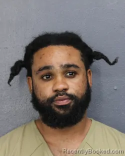 Mugshot of Shemari Ramariez Vernon booked in Broward County, Florida on October 2, 2026