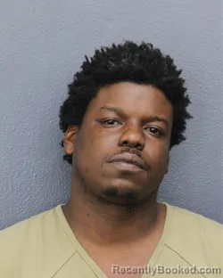 Mugshot of Terrance Takerie Bostic booked in Broward County, Florida on October 8, 2026