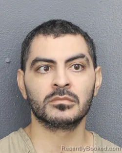 Mugshot of FABIAN ANDREAS LEPE ROJO booked in Broward County, Florida on March 9, 2026