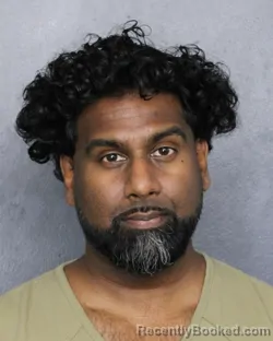Mugshot of Bharath Dev booked in Broward County, Florida on October 3, 2026