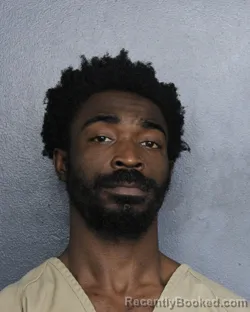 Mugshot of Keon Tramaine Greene booked in Broward County, Florida on October 21, 2026