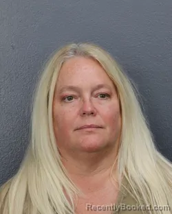 Mugshot of CHRISTINE ANN NUNZIO booked in Broward County, Florida on June 24, 2026