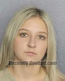 Booking photo from Broward County, Florida