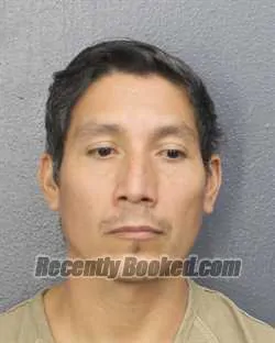Booking photo from Broward County, Florida
