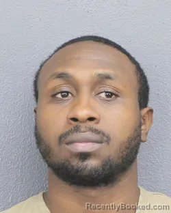 Booking photo from Broward County, Florida