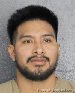 Mugshot of ELIAS VICENTE JUAREZ booked in Broward County, Florida on March 12, 2026