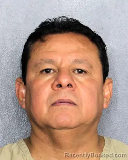 Mugshot of ANDRELIO CASTANO ROJAS booked in Broward County, Florida on May 10, 2026