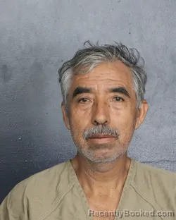 Mugshot of Mario Suaste Olvera booked in Broward County, Florida on July 14, 2026
