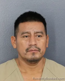 Mugshot of Miguel Velazquez-Mendez booked in Broward County, Florida on July 28, 2026