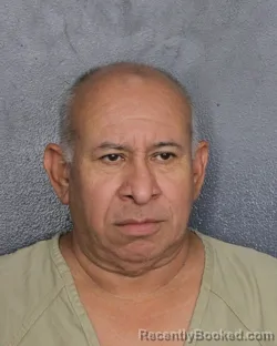 Mugshot of Nelson Mauricio Rivera booked in Broward County, Florida on July 28, 2026