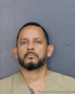 Mugshot of Amado Najera booked in Broward County, Florida on July 28, 2026